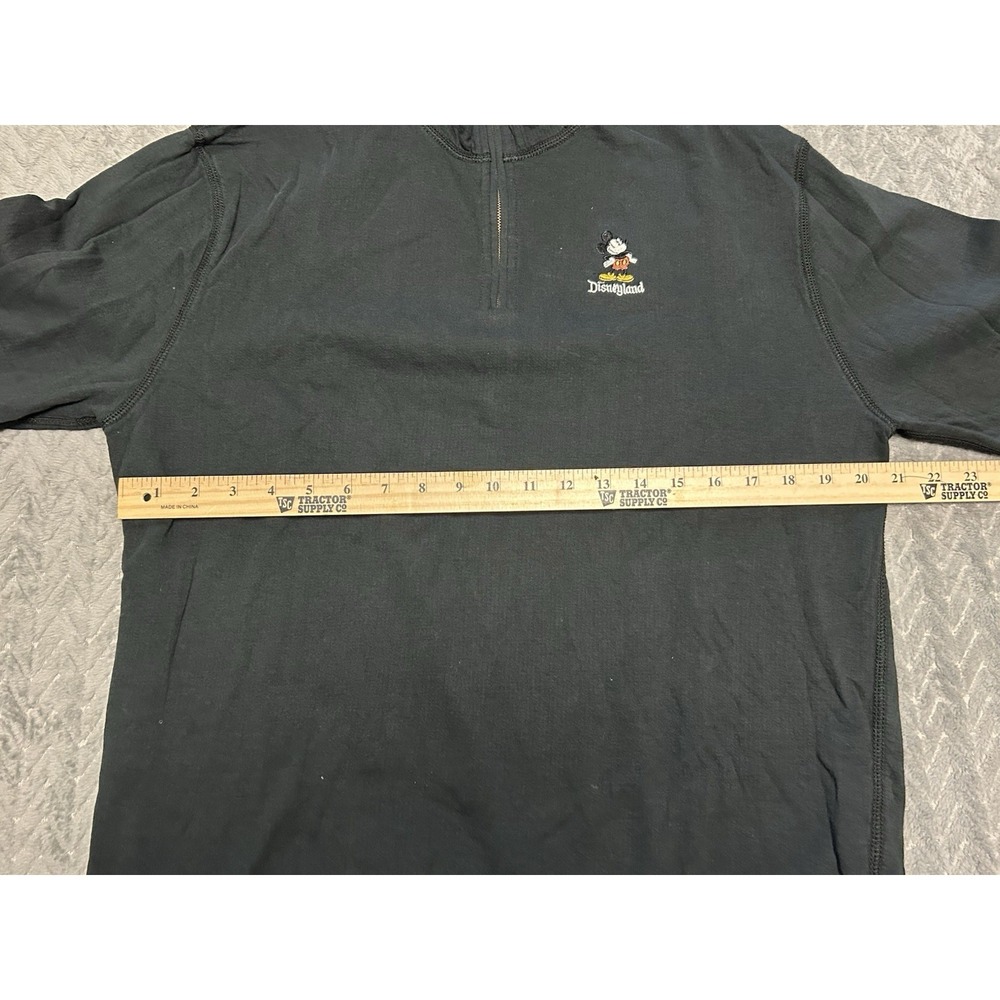 Disneyland Mens Medium Pullover Waffle 1/4 Zip Mickey Mouse Disney Parks - Picture 5 of 6